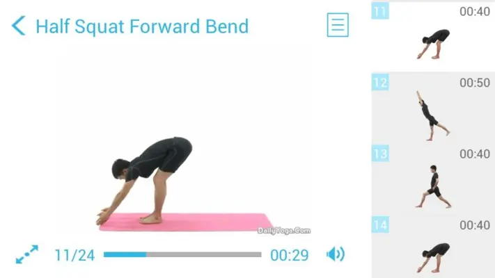 Yoga Sequence for Beginners (Plugin) android App screenshot 4